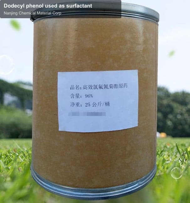 Dodecyl phenol used as surfactant