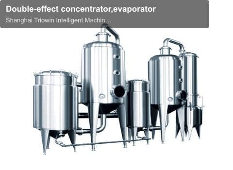Double-effect concentrator,evaporator