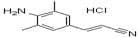 (E)-3-(4-Amino-3,5-dimethylphenyl)-2-propenenitrile hydrochloride