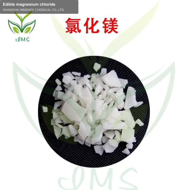 Edible magnesium chloride