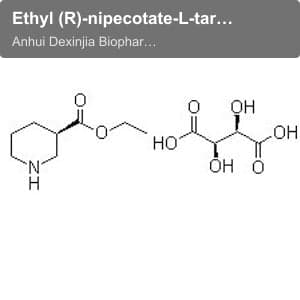 Ethyl (R)-nipecotate-L-tartrate