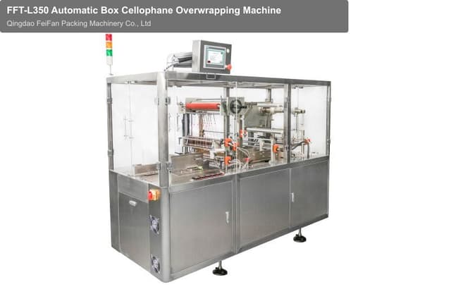 FFT-L350 Automatic Box Cellophane Overwrapping Machine