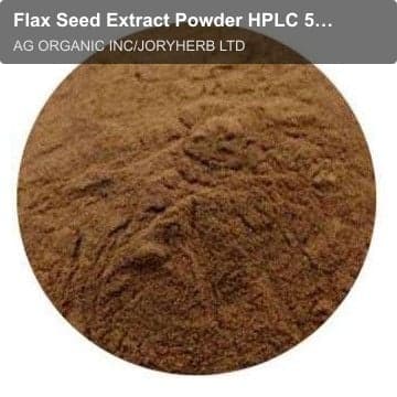 Flax Seed Extract Powder HPLC 50%