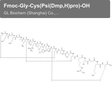 Fmoc-Gly-Cys(Psi(Dmp,H)pro)-OH