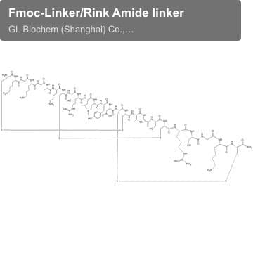 Fmoc-Linker/Rink Amide linker