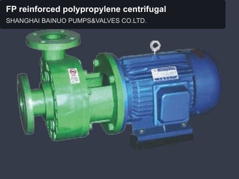 FP reinforced polypropylene centrifugal