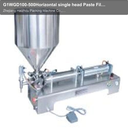 G1WGD100-500Horizontal single head Paste Filling MachineG1WGD1