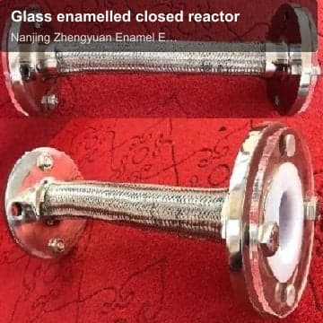 Glass enamelled closed reactor
