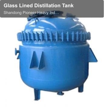 Glass Lined Distillation Tank
