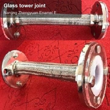 Glass tower joint