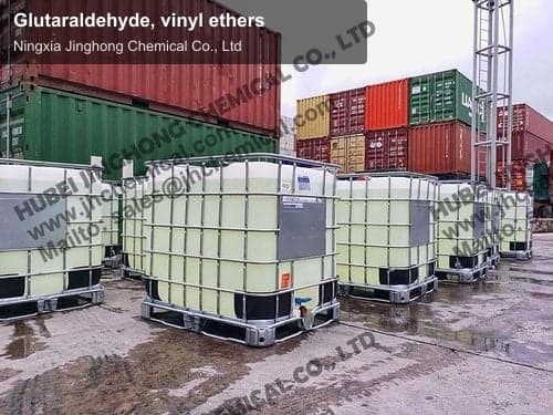 Glutaraldehyde, vinyl ethers