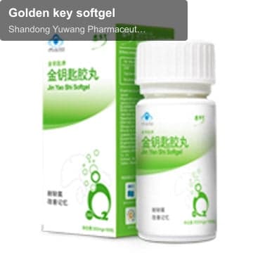 Golden key softgel
