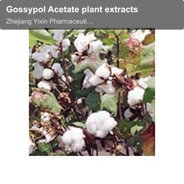 Gossypol Acetate plant extracts