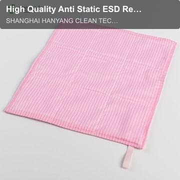 High Quality Anti Static ESD Reusable Microfiber Cleanroom Cloth