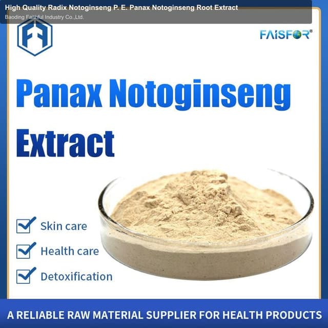 High Quality Radix Notoginseng P. E. Panax Notoginseng Root Extract