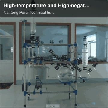 High-temperature and High-negative-pressure Distillation Device