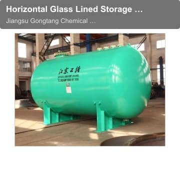 Horizontal Glass Lined Storage Tank