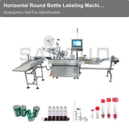 Horizontal Round Bottle Labeling Machine