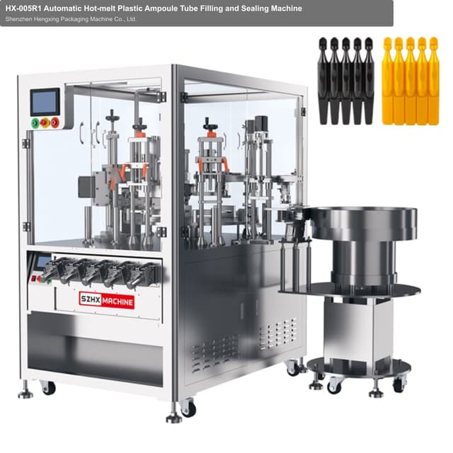 HX-005R1 Automatic Hot-melt Plastic Ampoule Tube Filling and Sealing Machine