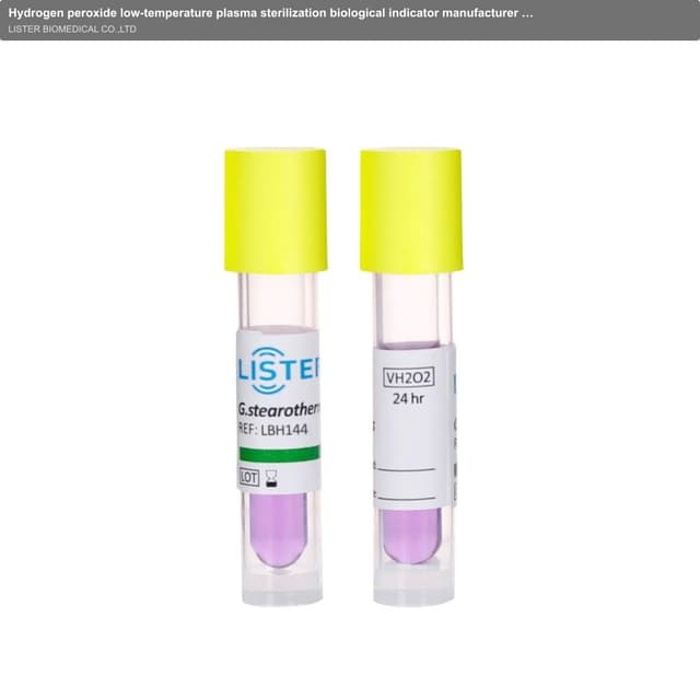 Hydrogen peroxide low-temperature plasma sterilization biological indicator manufacturer directly supplied sterilization effect is accurate