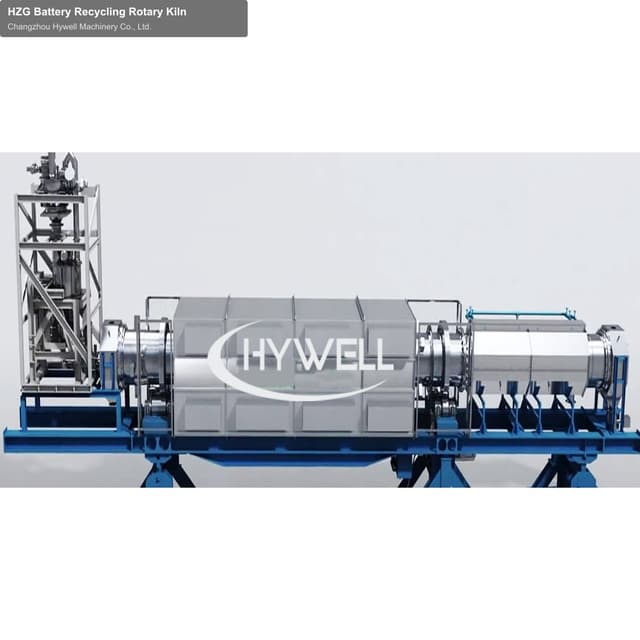 HZG Battery Recycling Rotary Kiln