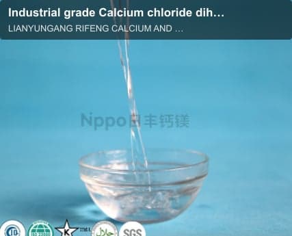 Industrial grade Calcium chloride dihydrate flakes