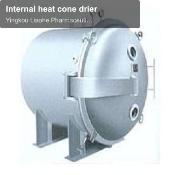 Internal heat cone drier