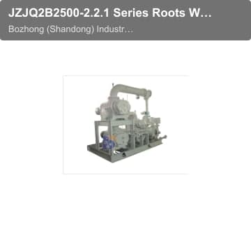 JZJQ2B2500-2.2.1 Series Roots Water Ring Vacuum Unit