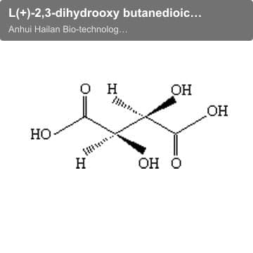L(+)-2,3-dihydrooxy butanedioic acid
