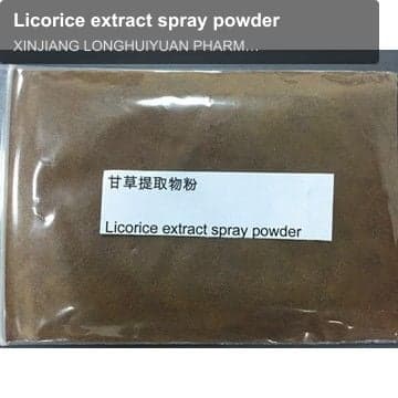 Licorice extract spray powder