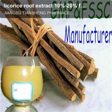 licorice root extract 10%-20% from GMP factory