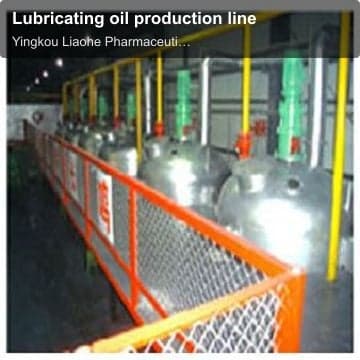 Lubricating oil production line