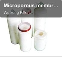 Microporous membrane filter
