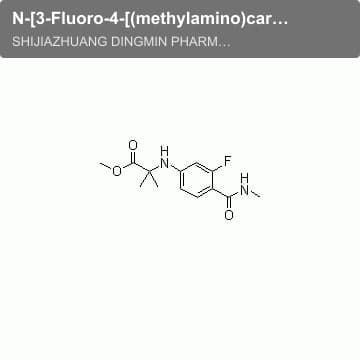 N-[3-Fluoro-4-[(methylamino)carbonyl]phenyl]-2-methylalanine methyl ester