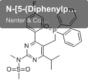 N-[5-(Diphenylphosphinoylmethyl)-4-(4-fluorophenyl)-6-isopropylpyrimidin-2-yl]-N-methylmethanesulfon