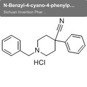 N-Benzyl-4-cyano-4-phenylpiperidine hydrochloride