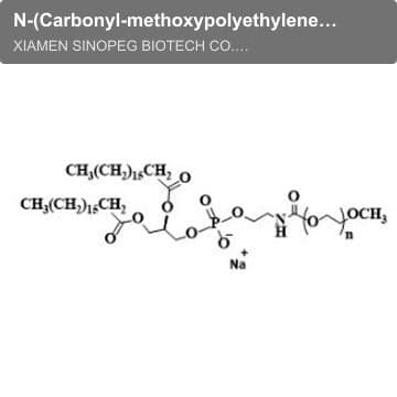 N-(Carbonyl-methoxypolyethylene glycol)-1,2-distearoyl-sn-glycero-3-phosphoethanolamine, sodium salt