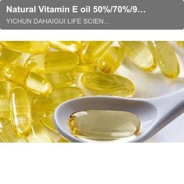 Natural Vitamin E oil 50%/70%/90%