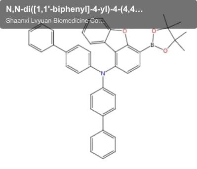 N,N-di([1,1'-biphenyl]-4-yl)-4-(4,4,5,5-tetramethyl-1,3,2-dioxaborolan-2-yl)dibenzo[b,d]furan-1-amine