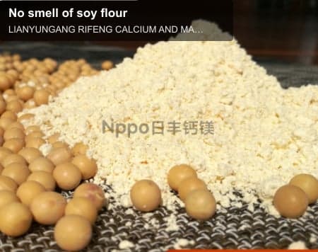 No smell of soy flour