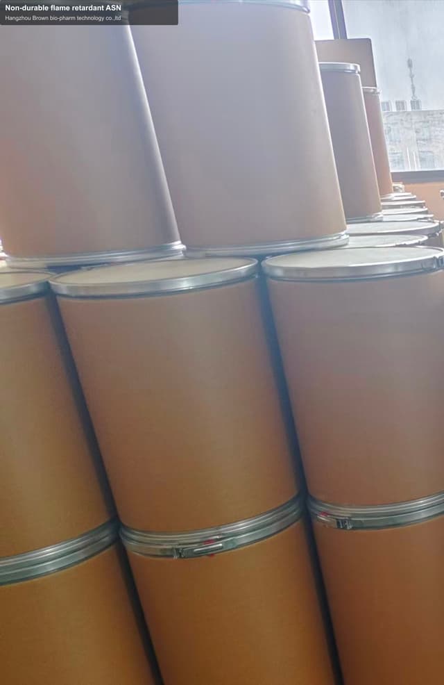 Non-durable flame retardant ASN