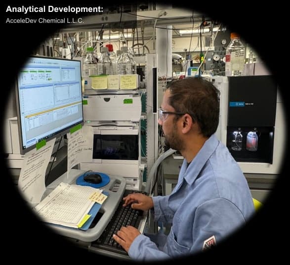 AcceleDev Chemical L.L.C. offer service "Analytical Development:"
