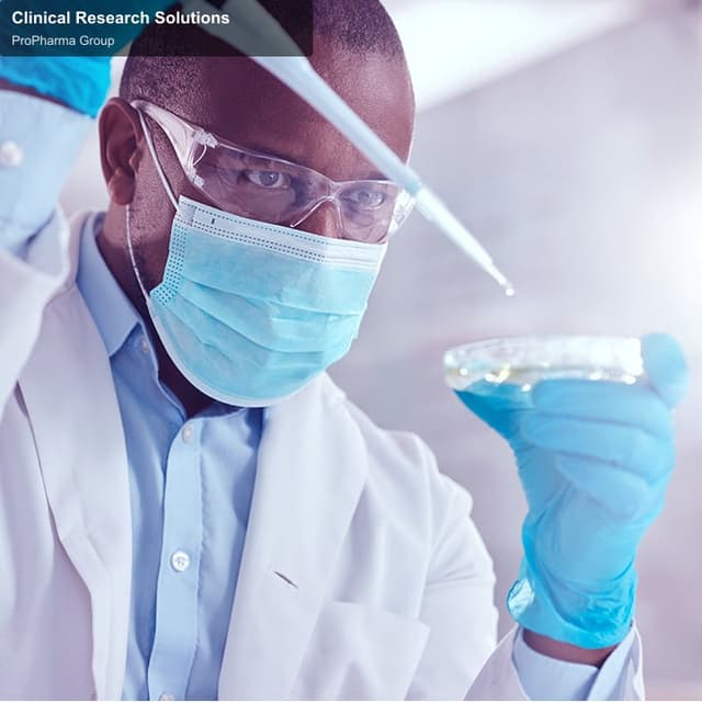 ProPharma Group offer service "Clinical Research Solutions"
