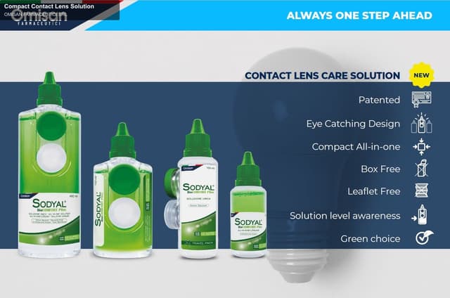 OMISAN FARMACEUTICI SRL offer service "Compact Contact Lens Solution"