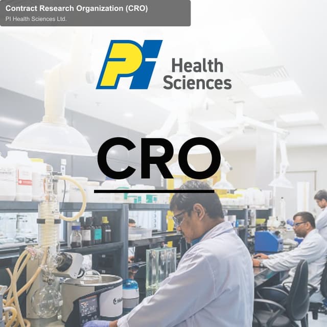 PI Health Sciences Ltd. offer service "Contract Research Organization (CRO)"