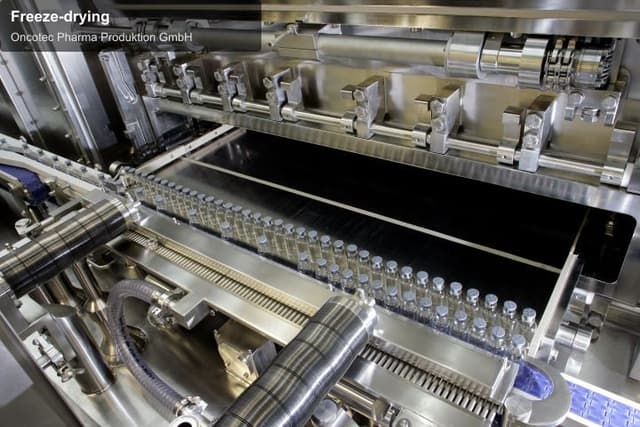 Oncotec Pharma Produktion GmbH offer service "Freeze-drying"