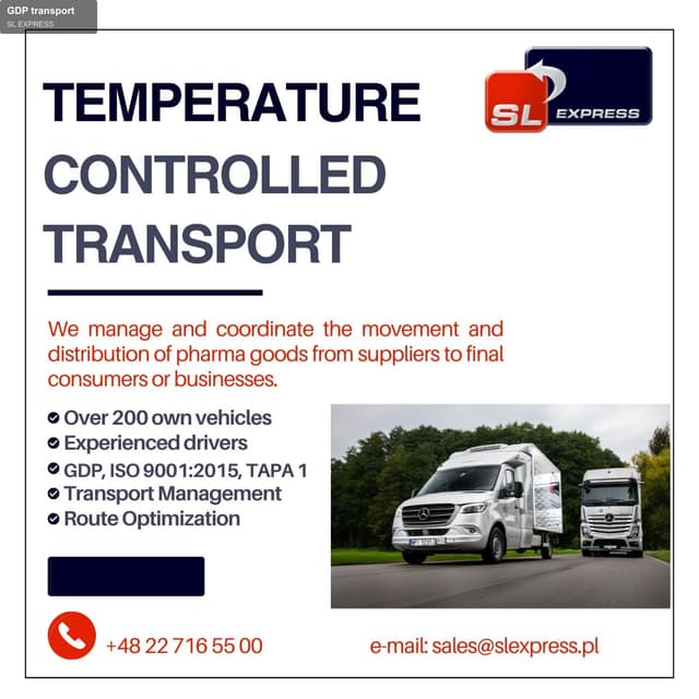 SL EXPRESS offer service "GDP transport"