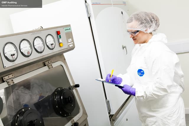 Intertek Pharmaceutical Services offer service "GMP Auditing"