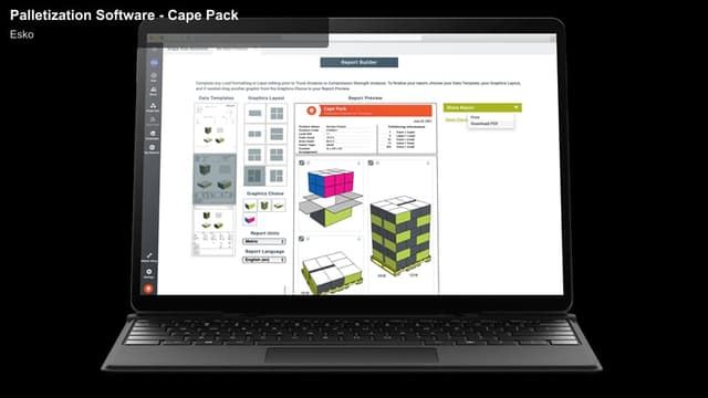 Esko offer service "Palletization Software - Cape Pack"