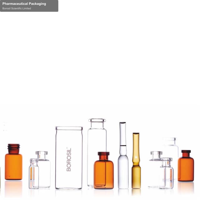 Borosil Scientific Limited offer service "Pharmaceutical Packaging"